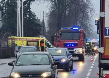 Wypadek z udziałem trzech aut w Ulanie.