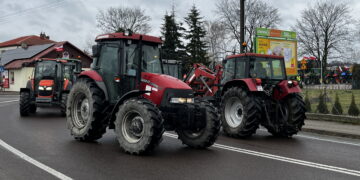 Protest w Borkach, ogólnopolski strajk rolników.