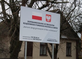 Nowy odcinek drogi w Gminie Kąkolewnica.