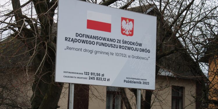 Nowy odcinek drogi w Gminie Kąkolewnica.