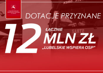 Lubelskie Województwo Wspiera Ochotnicze Straże Pożarne.