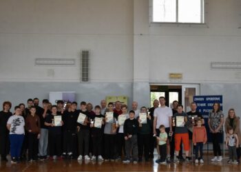 Pierwszy Gminny Turniej Tenisa Stołowego o Puchar Wójta Gminy Wohyń.