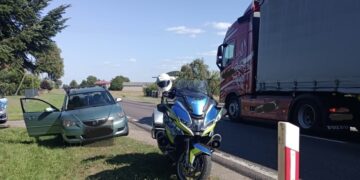 Pijany 44-latek Wyprzedził Patrol Policji na Motocyklach.
