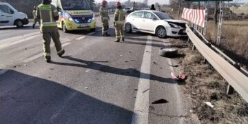 Groźne zderzenie na DK 19 w Radzyniu Podlaskim – jedna osoba poszkodowana