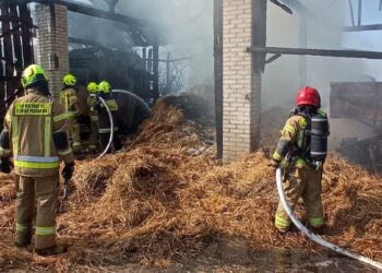 Pożar budynku gospodarczego w Turowie – szybka akcja służb