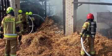 Pożar budynku gospodarczego w Turowie – szybka akcja służb