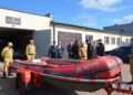 OSP w Komarówce Podlaskiej otrzymała nowy ponton od PSP Radzyń Podlaski