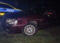 Nietrzeźwy spowodował kolizję. Fot KPP Radzyń Podlaski